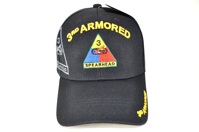 CAP-1259B 3RD ARMORED (SPEARHEAD) - BLACK